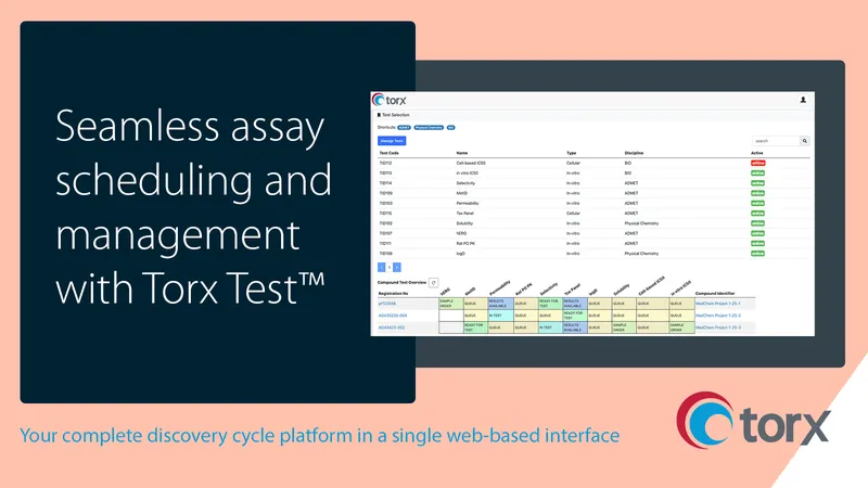 Seamless assay scheduling and management with Torx Test™