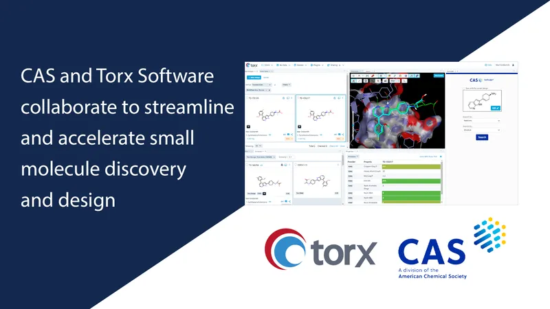CAS and Torx Software collaborate to streamline and accelerate small molecule discovery and design
