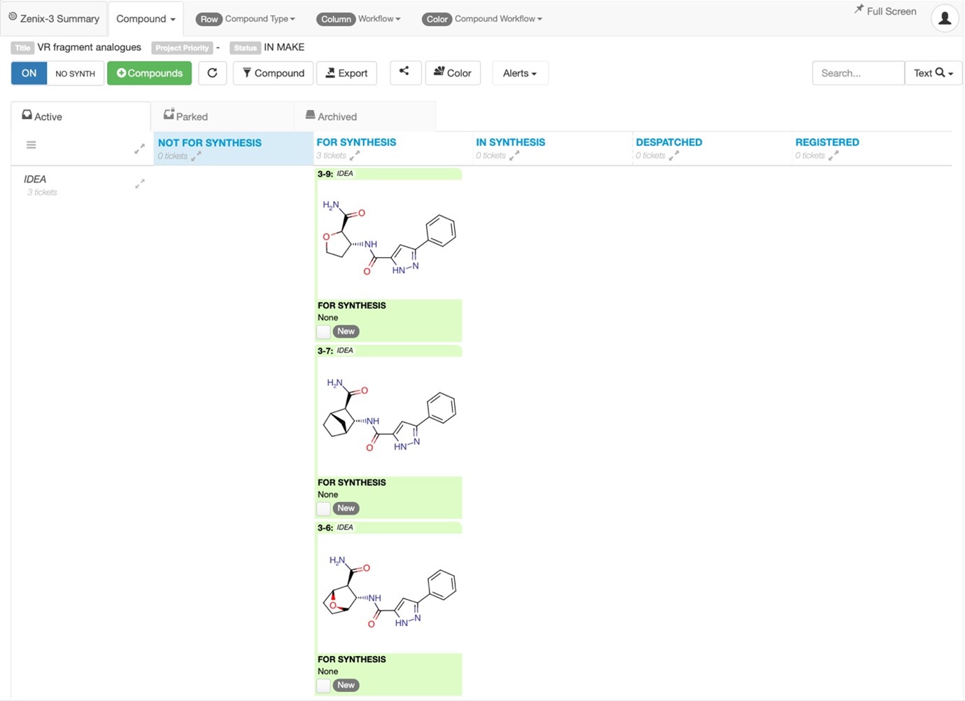 Figure 5: Visual alerts (in grey) highlight new or updated requests. Figure 5: Visual alerts (in grey) highlight new or updated requests.